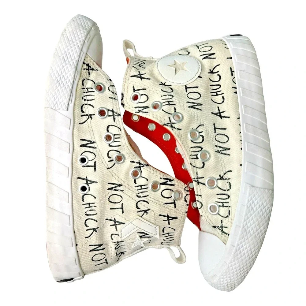 Converse Not A Chuck Little Kids High‑Top Canvas Sneakers White Size 2